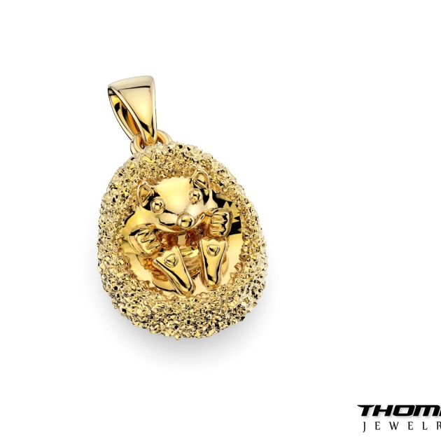 Pendentif bébé hérisson
